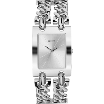 Đồng hồ nữ Guess Ladies Silver Tone Analog Watch U1117L1